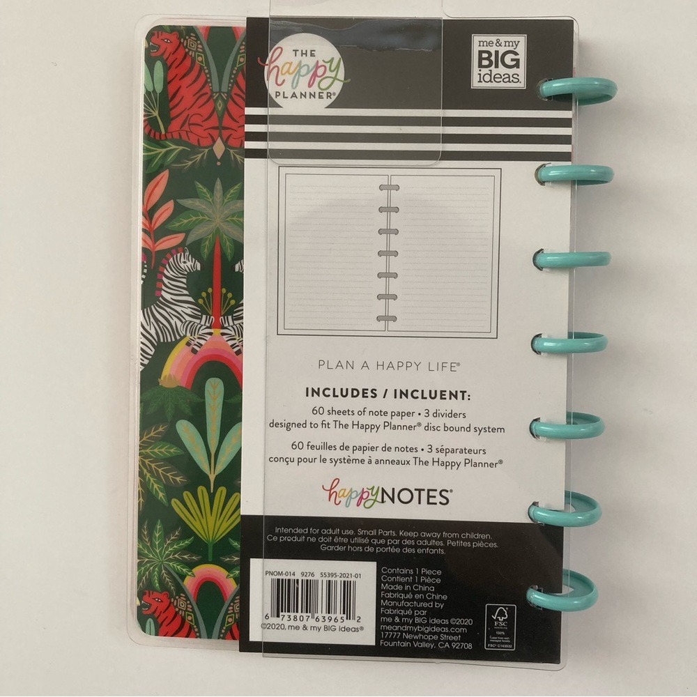 The Happy Planner Be Kind & Courageous Jungle Vibes Notebook - Picture 4 of 4